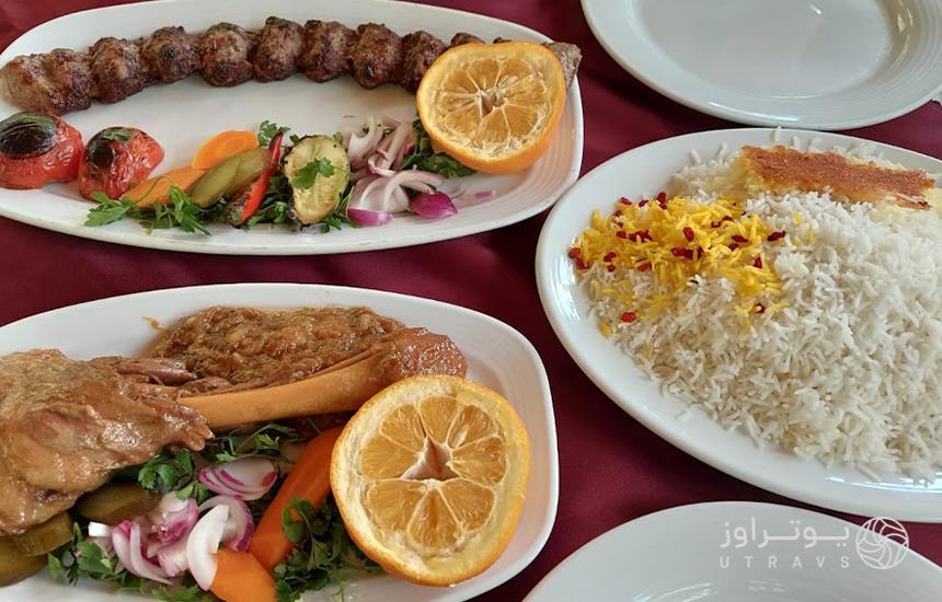 غذاهای رستوران مهستان هفت تیر مشهد